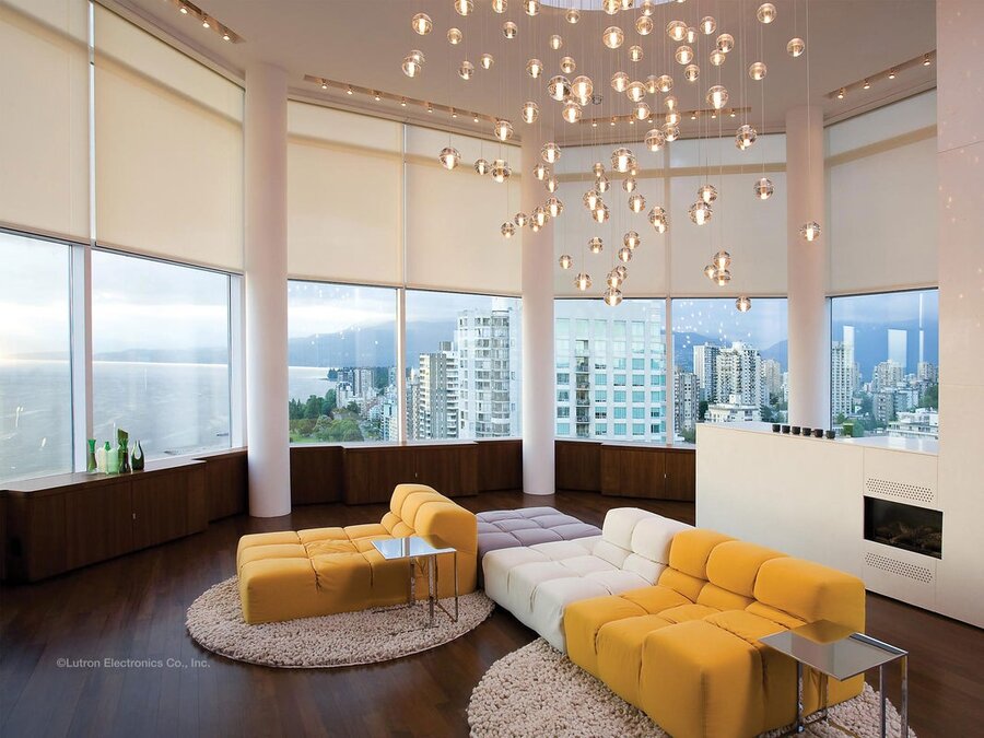 Motorized Shades Deliver Beautiful Views